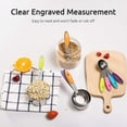 thumbnail image 4 of Measuring Spoons and Cups 18/8 Stainless Steel Measuring Cups and Spoon Set, 10 Pieces Kitchen Measures for Pastry and Baking, Thickened Handle, 4 of 5
