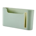 thumbnail image 1 of Colgante de pared, caja de almacenamiento de bolsas de basura, soporte de bolsas de plástico, soporte de bolsas, organizador de bolsas de basura, bote verde claro Gloria Estante colgante, 1 of 9