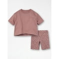thumbnail image 5 of Little Star Organic Toddler Girl 6Pc Outfit Set, Size 12M-5T, 5 of 17