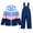 Navy, variant on Pink Platinum Girls Snowsuit Set - Insulated Ski Jacket and Snow Pants Overall Bibs for Girls 2 Piece
