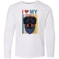 thumbnail image 3 of Inktastic I Love My Rottweiler Dog Long Sleeve Youth T-Shirt, 3 of 5