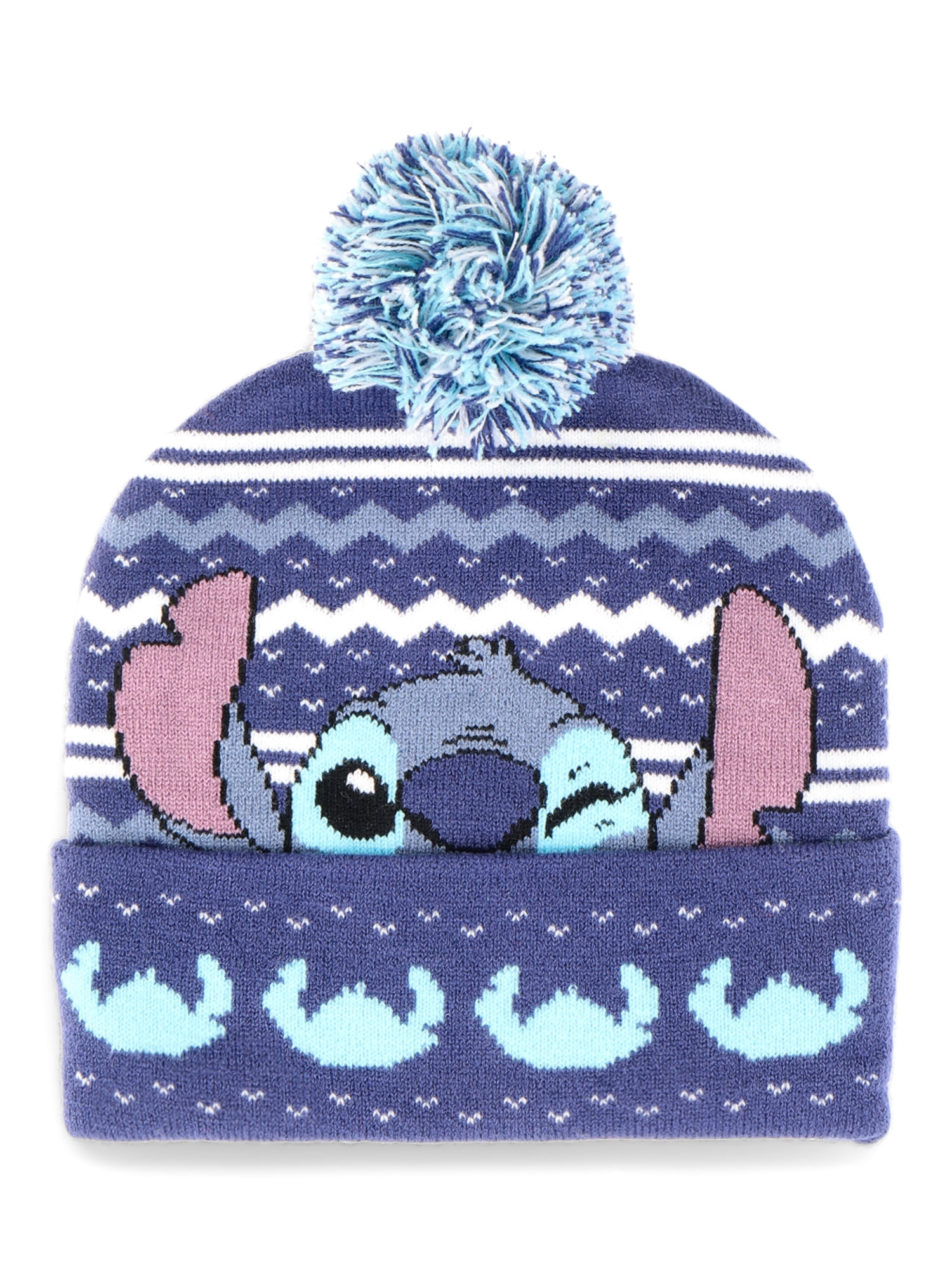 Disney’s Lilo and Stitch- 2 pk. Baby Soft Faux Fur Pom Pom Minky Beanies (NWT) 108555aml1.jpg main image 2