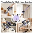 thumbnail image 4 of INSE Cordless Vacuum Cleaner,6-in-1 Stick Handheld Vacuum 35kPa Ultra-Light for Carpet Floor Pet Hair,N1, 4 of 13