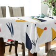 thumbnail image 5 of Yayeee Tablecloths 54" x 72" Rectangle Wrinkle Resistant Party Table Cover, Colorful Triangles, 5 of 8
