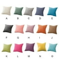 thumbnail image 4 of Toystoory 2 piezas de fundas de almohada para sala de estar, cama, funda de almohada cuadrada decorativa, funda de cojín para coche, suministros Decoración del hogar Gris oscuro, 4 of 6