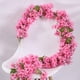thumbnail image 5 of Yuarrent Flores artificiales de Sakura, guirnalda de vid, decoración de pasillo de Hotel, decoración de seda para balcón, jardín, fiesta, Kits de decoración para fiestas Rosa roja, 5 of 6