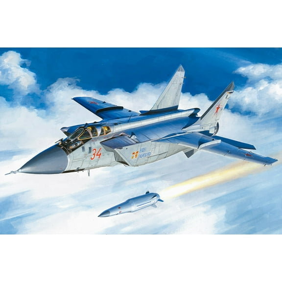 Hobby Boss Models 81770 1:48 MiG-31BM. w/KH-47M2 Plastic Model Kit