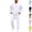 White, variant on HAJWOH Sweatsuits for Mens Long Sleeve Crewneck Sweatshirt and sweatpants Tracksuit for Spring and Fall