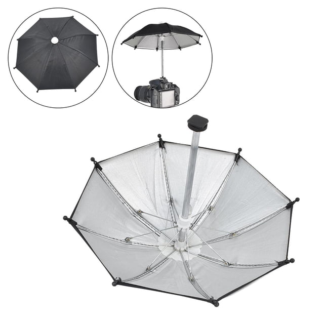 soporte para universal para accesorios de fotografía para de cámara, profesion, cubierta de zapata, soporte para lluvia para fotografía de cámar Yotijar Paraguas de cámara