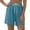 Navy, variant on WAYUTE Womens Shorts Casual High Waist Loose Thin Breathable Solid Color Summer Shorts with Drawstring and Pockets Beach Outdoor,Hot Pink,2XL