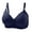 Blue, variant on Smooth Gathered Bra With No Or Steel Ring Three Buckle Side Collection And Auxiliary Underwear