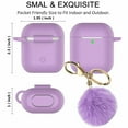 thumbnail image 2 of YouLoveIt AirPods Case Cover, Airpods Silicone Case Soft Silicone Protective Cover with Keychain for Women Men Compatible with Apple AirPods 3rd 2nd 1st Generation Case, 2 of 7