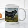 thumbnail image 3 of CafePress - Black Angus Mug - 11 oz Ceramic Mug - Novelty Coffee Tea Cup, 3 of 4