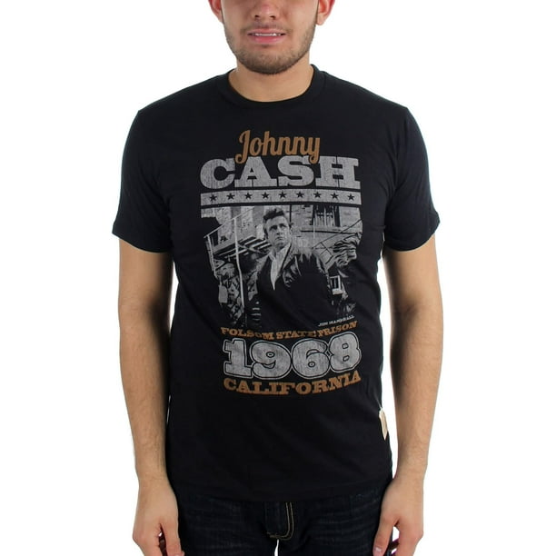 Johnny Cash Mens Newport 64 T Shirt in Navy Walmart