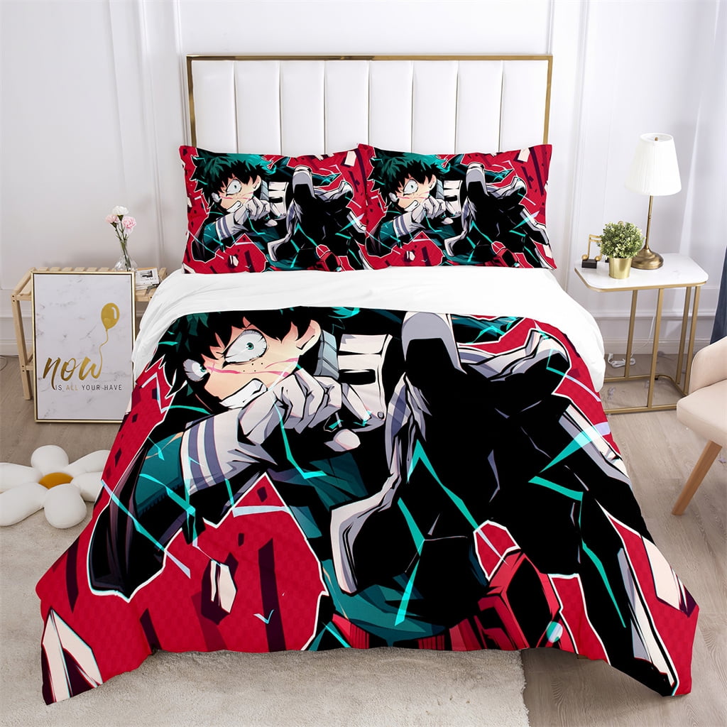 3D Cool My Hero Academia Bedding Bed Set Twin Full Queen King Size with ...