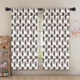 thumbnail image 5 of Blackout Kids Curtains,Brown Bigfoot Pattern Childrens Insulated Curtains Set Of 2,Bedroom Essentials,Toddler Room Decor 52x63in(132x160cm), 5 of 5