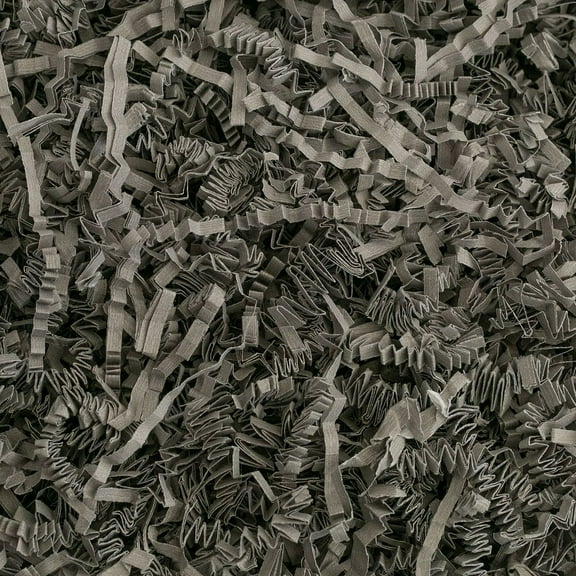 Crinkle Cut Paper Shred Filler (1/2 LB) for Gift Wrapping & Basket Filling - Slate Gray| MagicWater Supply