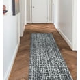 thumbnail image 2 of Garland Rug Reverb Polypropylene Cinder Gray/Silver Indoor Runner Rug, 2' x 7', 2 of 6