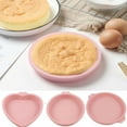 thumbnail image 1 of cdar 6/8 inch Silicone Baking Cake Mold Heart Round Mousse Bread Mould Tray Pan Tool, 1 of 4