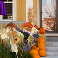thumbnail image 3 of Halloween Pumpkin Scarecrow Decoration, Fall Scarecrows Garden Small Autumn Scarecrow Decoration for Thanksgiving, Party, Outdoors, 3 of 9