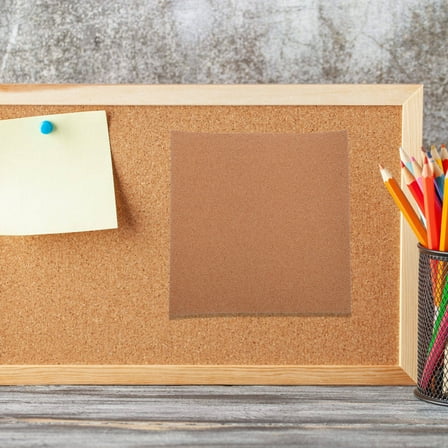 UPGRATOR 5Pcs Self Adhesive Cork Board for Walls Home Decor Bulletin