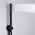 thumbnail image 3 of Sumerain Matte Black Rain Shower System Set with Waterfall Tub Spout, 3 of 16