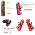 thumbnail image 4 of Eigraketly 1 par de pastillas de freno, accesorio de repuesto, tope de rueda, pieza de bicicleta para reemplazar Ciclismo Rojo rojo Eigraketly OD020648-06, 4 of 6