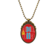 thumbnail image 1 of Mongolia bandera del pais nombre Collar Colgante Vintage de bronce antiguo de joyeria de lujo de regalo Unbranded M, 1 of 3