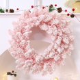 thumbnail image 7 of sunsanly Pine Artificial Christmas Wreath for Front Door Faux Pine Christmas Garland Ornaments Reusable Christmas Decorations Hanging Pendent for Parties Home Decor, 7 of 7