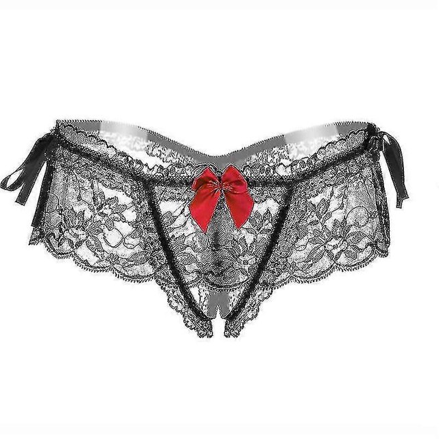 Sexy Lingerie Hot Erotic Underwear Panties Exotic Apparel Porn Sex Clothes Lace Transparent Thongs Open Crotch Women Underpants