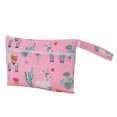 thumbnail image 4 of Preciosa bolsa de pañales portátil con estampado de animales de dibujos animados, para viaje, n.° 21, 4 of 14