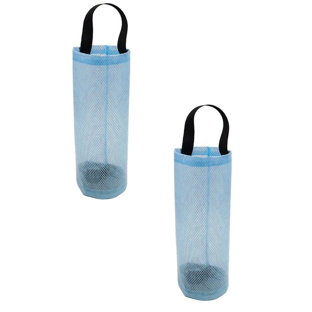 Oleegame 2PC Hanging Hanging Rubbish Bag Bag Extraction Bag Box Round Miscellaneous Kitchen Storage Convenient Bag Organizer Kitchen Storage Wall Kitchen,Dining Bar Blue