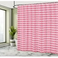 thumbnail image 4 of Ambesonne Fashion Shower Curtain, Horizontal Waves Ornament, 69"Wx70"L, Dark Pink and Soft Pink, 4 of 4