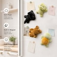 thumbnail image 4 of Magnetic Plush Animal Car Decor, 5.9 in Soft Stuffed Companion for Metal Surfaces, Desk, Refrigerator, Locker and Home Shelf, 4 of 6