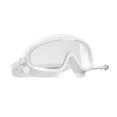 thumbnail image 1 of Gafas de natación para adultos con visión amplia y tapones para los oídos ajustables Bolsa transparente blanca, 1 of 9