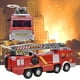 thumbnail image 5 of Camión de bomberos de simulación, vehículo para niños, camión de bomberos, juguete de simulación, camión de bomberos, juguete compacto y ligero, 5 of 9