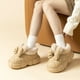 thumbnail image 4 of Zapatos de algodón de nuevo estilo para mujer en otoño e invierno, ropa exterior de nuevo estilo, lazo de moda, suela gruesa, antideslizante, impermeable, además de zapatos de algodón cálidos de terci, 4 of 5