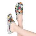 thumbnail image 6 of Chririnla Cute Cat Mules Shoes for Women Ladies Colorful Hibiscus Flower Loafers Slip On Walking Sneaker Pet Kitten Sneaker Comfortable Breathable Beach Sandals Garden Clogs, 6 of 7