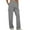 Grey, variant on RKSTN Cargo Pants Women Fall Fashion 2023 Casual Elastic Waist with Multiple Pockets Workout Soft Solid Color Wide Leg Pants
