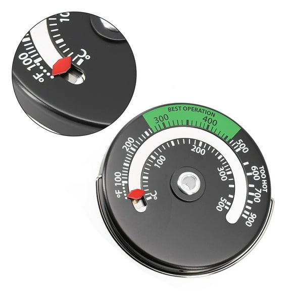 Magnetic Fireplace Stove Thermometer Fire Place Temperature