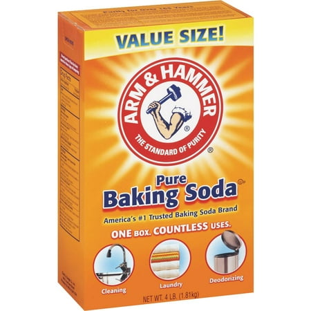(4 Pack) Arm & Hammer Pure Baking Soda, 4 lb