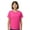 Fuchsia, variant on Youth Fine Jersey Short Sleeve T-Shirt 100% Ring-Spun Cotton Plain Classic Fit Kids Tee (Black, L)