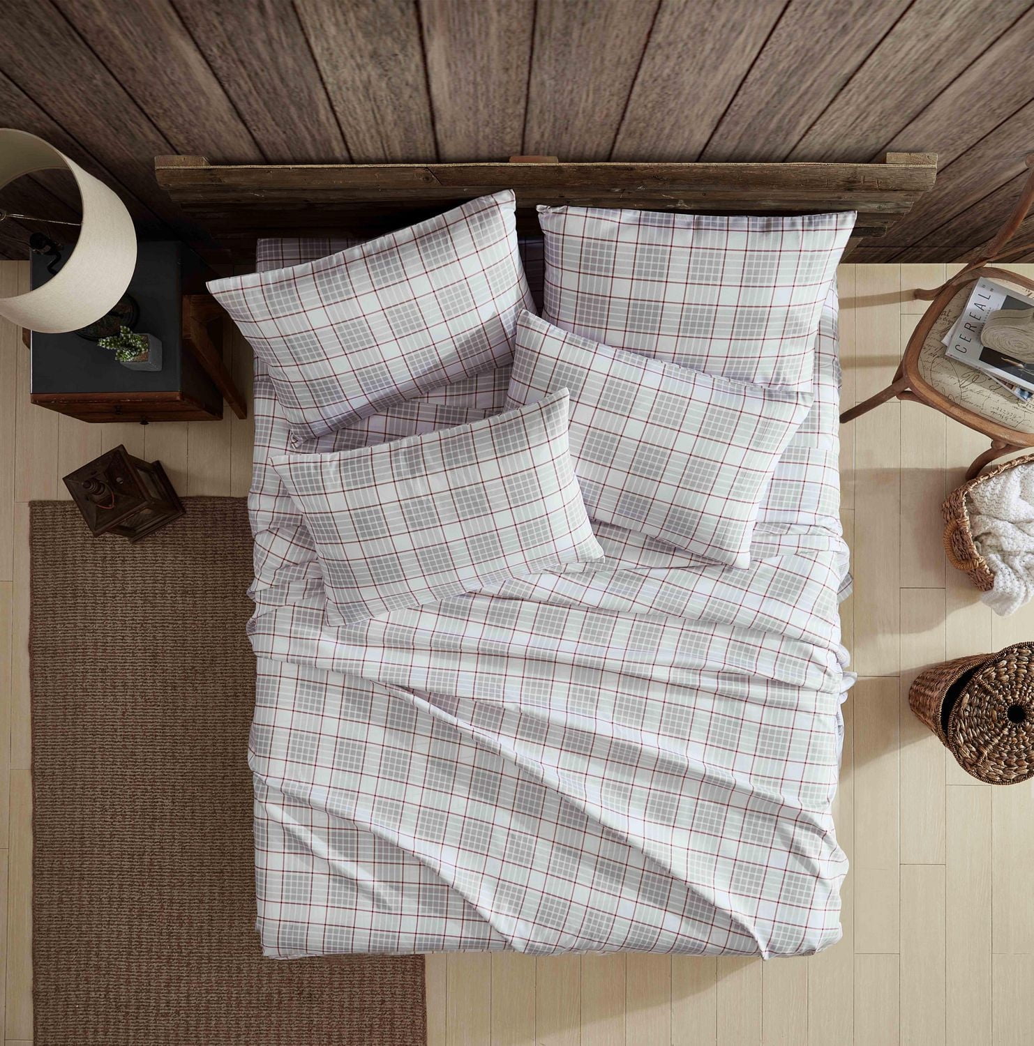 Ensemble de draps en flanelle de polyester imprimé Coleman