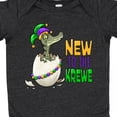 thumbnail image 4 of Inktastic New to the Krewe Mardi Gras Baby Alligator Boys or Girls Baby Bodysuit, 4 of 5