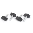 thumbnail image 1 of Unique Bargains 4pcs 6mm x 30mm Male Thread Plastic T Handle Screw On Type Clamping Knob, 1 of 1
