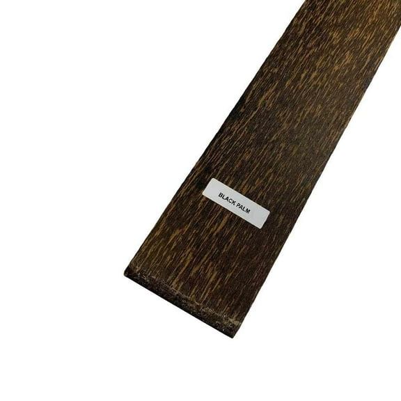 Black Palm Thin Stock Lumber Boards - 1/2" x 2" x 12" (1 Piece) | Thin Dimensional Lumber | Lumber Boards