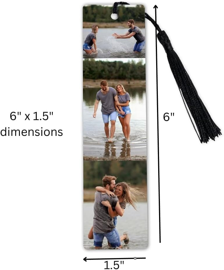 Custom Metal Bookmark with Personalized Photo/Image/Text in Packs for All Other Occasions (Pack of 12)