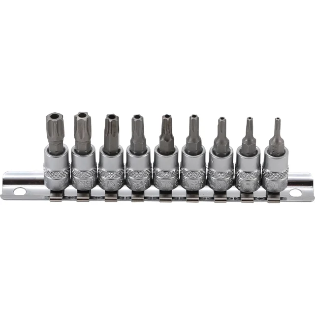JUEGO DADOS CON PUNTA 1/4" |TORX | T1 -T50 | BGS 2165