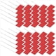 thumbnail image 3 of Paquete de 50 Señalización, Rojas Jardín 15x4x5 Pulgadas, Marcadoras, Marcadores Césped, Riego, Paisaje, 3 of 5