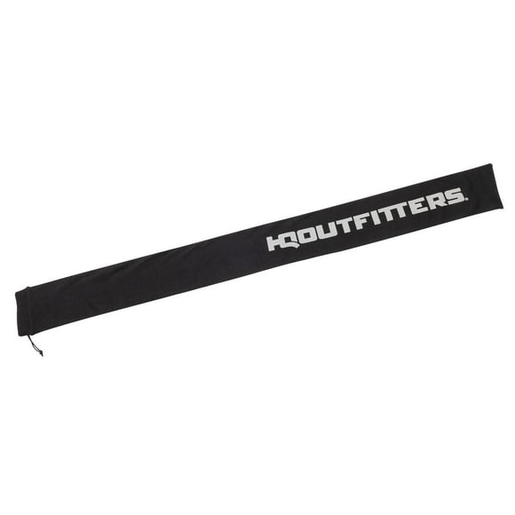 HQ Outfitters HQ-GS-BK Gun Sock w/ Silicon & Moisture Wicking treatment, 5" wide 52" long, Black Heather, Gun Sock w/ Silicon & Moisture Wicking, Black